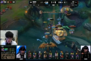 jiejie：这个波比选出来可以预见这样，chovy的大招扭转局面