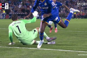 太吓人了！9人赫塔费险绝平皇马！库尔图瓦关键扑救救命！