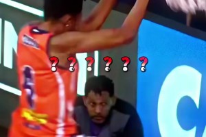 身高1米8的女生扣得如此轻松，这弹跳力绝不一般！