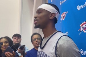 SGA谈揭幕战领冠军戒指：那是我多年来一直梦寐以求的时刻